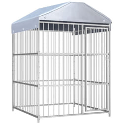 Vidaxl - Chenil d'extérieur avec toit pour chiens 150x150x200 cm