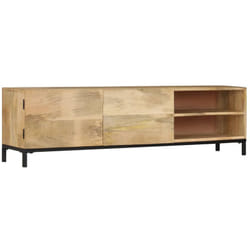 Vidaxl - Meuble tv 145x30x41 cm Bois massif de manguier
