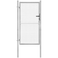 Vidaxl - Porte de jardin Acier galvanisé 105x200 cm Argenté