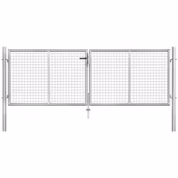 Notre porte de jardin présente un design classique qui complète le look de la maison. Elle constituera une entrée pratique po ...