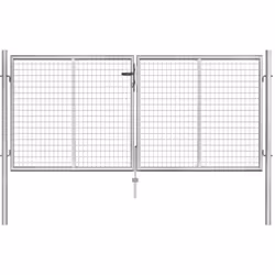 Notre porte de jardin présente un design classique qui complète le look de la maison. Elle constituera une entrée pratique po ...