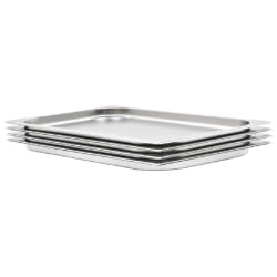 VIDAXL Gastronorm 4 pcs GN 1/1 20 mm