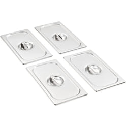 Couvercles de plateau 4 pcs GN 1/3 Acier inoxydable