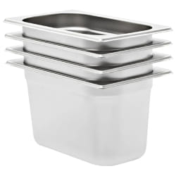 vidaXL Récipients Gastronorm 4 pcs