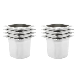 vidaXL Récipients Gastronorm Acier Inox