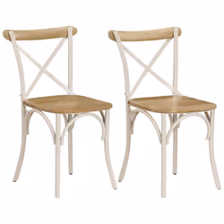 VidaXL 247315, Bois de mango, Acier, 110 kg, 510 mm, 520 mm, 840 mm, 41 cm