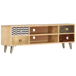 Vidaxl - Meuble tv 120x30x40 cm Bois massif de manguier