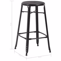VidaXL 280077 Tabouret de bar - Vue supplémentaire 7