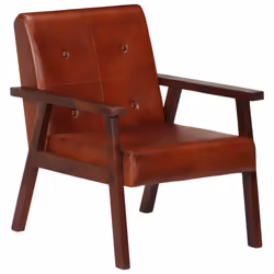 VidaXL 247641, Polyester, Marron, 610 mm, 700 mm, 740 mm, 49 cm