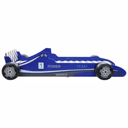 VidaXL 245661 Lit pour enfant Bleu Panneaux MDF, Bois - Vue supplémentaire 4
