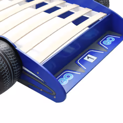 VidaXL 245661 Lit pour enfant Bleu Panneaux MDF, Bois - Vue supplémentaire 5
