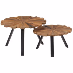 Cet ensemble de table basse dégage un charme rustique. Ce sera vraiment une pièce de résistance de votre intérieur. Ces table ...