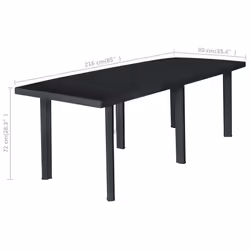 VidaXL 45597 table de jardin Anthracite - Vue supplémentaire 5