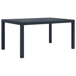 VidaXL 45605 table de jardin Anthracite