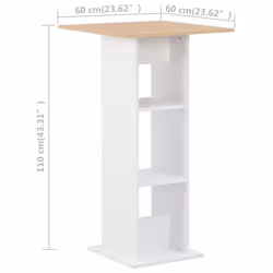 VidaXL 280209 table de cuisine et de salle à manger - Vue supplémentaire 6
