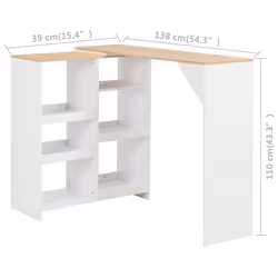 VidaXL 280225 table de cuisine et de salle à manger - Vue supplémentaire 6