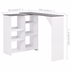 VidaXL 280226 table de cuisine et de salle à manger - Vue supplémentaire 6