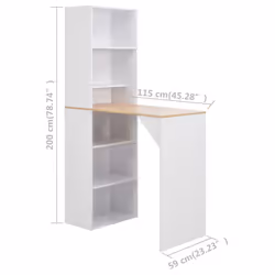 VidaXL 280230 table de cuisine et de salle à manger - Vue supplémentaire 6