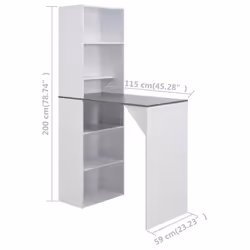 VidaXL 280231 table de cuisine et de salle à manger - Vue supplémentaire 4