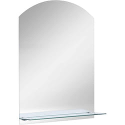Vidaxl - Miroir mural avec étagère 20x40 cm Verre trempé