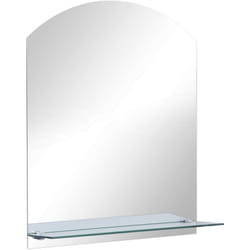 Vidaxl - Miroir mural avec étagère 30x50 cm Verre trempé