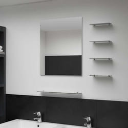 Vidaxl - Miroir mural avec 5 étagères Argenté 50 x 60 cm