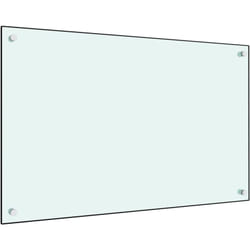Vidaxl - Dosseret de cuisine Blanc 80x50 cm Verre trempé