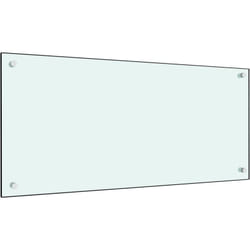 Vidaxl - Dosseret de cuisine Blanc 90x40 cm Verre trempé