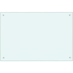 Vidaxl - Dosseret de cuisine Blanc 90x60 cm Verre trempé
