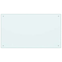 Vidaxl - Dosseret de cuisine Blanc 100x60 cm Verre trempé