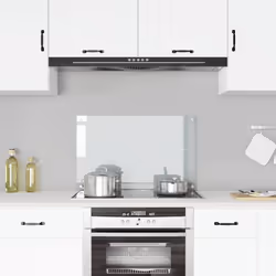 Fabriqué en verre trempé, ce dosseret de cuisine servira de protection anti-éclaboussures fiable et constituera un supplément ...