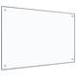 vidaXL Dosseret de cuisine Transparent 90x60 cm Verre trempé