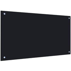 Vidaxl - Dosseret de cuisine Noir 90x50 cm Verre trempé