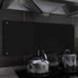 vidaXL Dosseret de cuisine Noir 100x40 cm Verre trempé