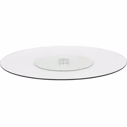 L'assiette de service rotative avec une construction de qualité est idéale pour servir du pain, du fromage et des desserts su ...