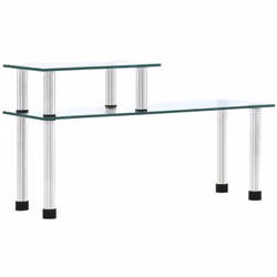 Avec cette étagère de cuisine à 2 niveaux, chaque petit espace peut être bien utilisé. Fabriquée en verre trempé épais et en ...