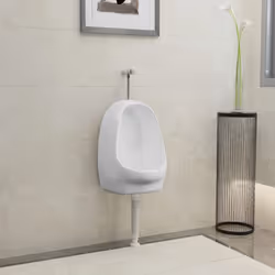 Description générale Cet urinoir suspendu en céramique de qualité supérieure se caractérise par un design épuré, idéal pour t ...