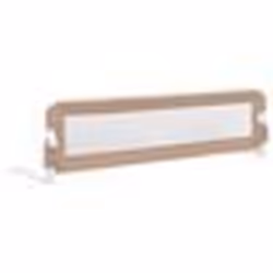 vidaXL Barrière de lit enfant Taupe 150x42 cm Polyester - TU