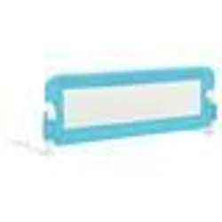vidaXL Barrière de sécurité de lit d'enfant Bleu 120x42 cm Polyester - TU