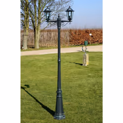 Cette lampe de jardin, d’une hauteur de 215 cm, est un éclairage décoratif idéal pour les jardins, les patios, les allées et  ...