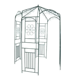 vidaXL Voûte de jardin 250 cm - Vert foncé