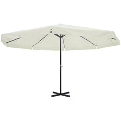 Vidaxl - Parasol Blanc Aluminium 500 cm