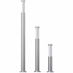 Cet ensemble de lampes de jardin, comprenant 3 lampes de différentes hauteurs, sera un appareil idéal pour éclairer votre esp ...