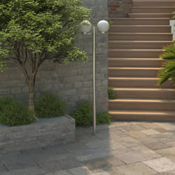Vidaxl - Lampadaire de jardin 2 lampes 220 cm
