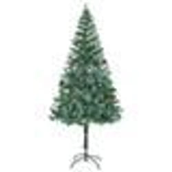 vidaXL Arbre de Noël artificiel avec pommes de pin 180 cm - TU