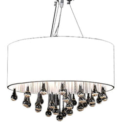Vidaxl - Lustre avec 85 cristaux Blanc