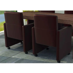 Vidaxl - Chaises à manger lot de 2 marron similicuir
