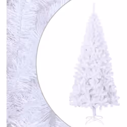 Cet arbre de Noël magnifique et épais avec 620 branches ressemble comme s'il est recouvert d'une épaisse couverture de neige. ...