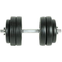 Vidaxl - Kit haltères 15 kg