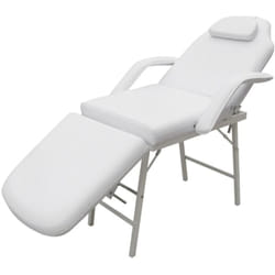 Vidaxl - Fauteuil de massage pour traitement facial Simili-cuir Blanc